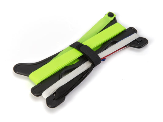 Neutrino flying lines and tail on black winder