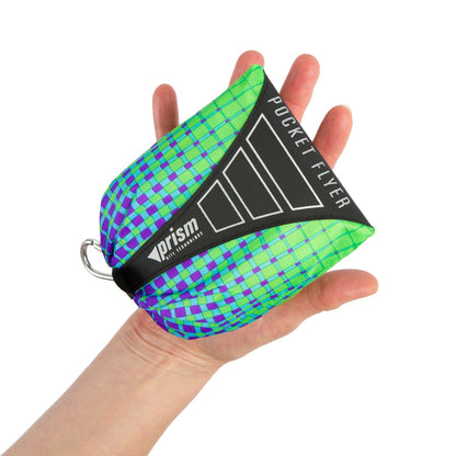 Example of packaged size compared to adult hand