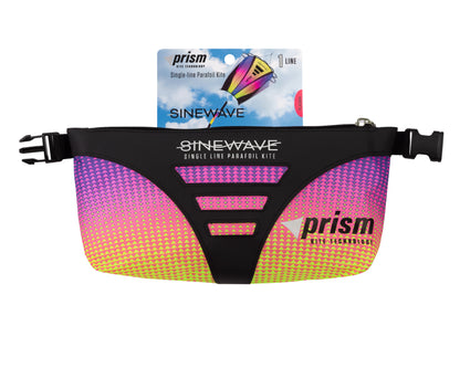 Close up shot of the Plasma (yellow, pink and purple) waist pouch